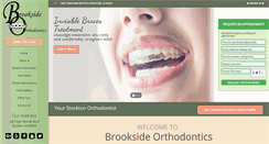 Desktop Screenshot of brooksideorthodontics.com
